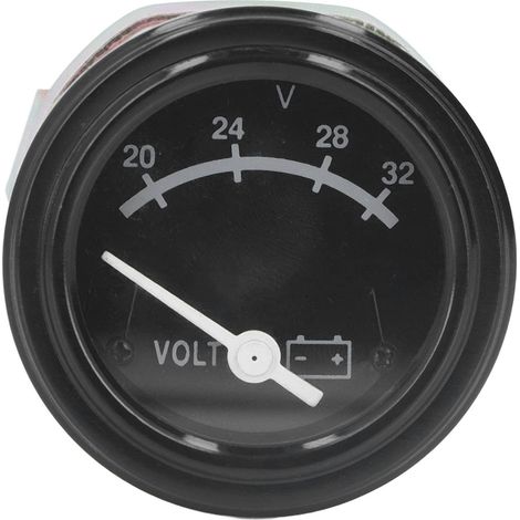 Voltmeter für Dieselgeneratoren 3015235, wasserdichte, transparente Abdeckung, Spannungsanzeige für Cummins 12V/24V