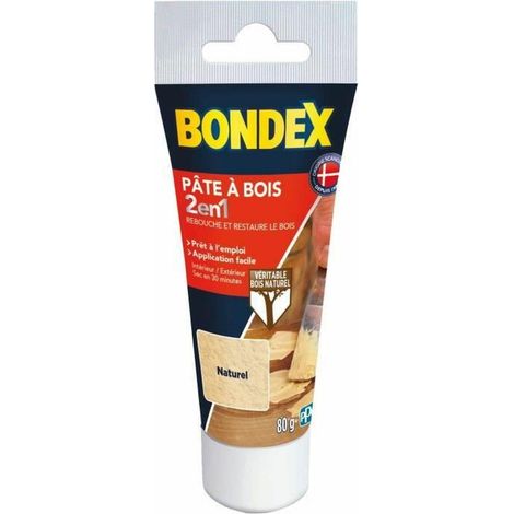 Naturkitt Holz Natur 80g Tube - Bondex