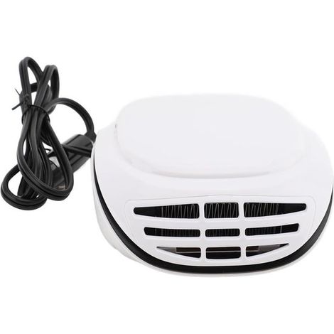 Calefactor de coche de 12 V，calefacción rápida，ventilación y descongelación，alimentación mediante toma de batería，taxis y camionetas (blanco) (1/2)