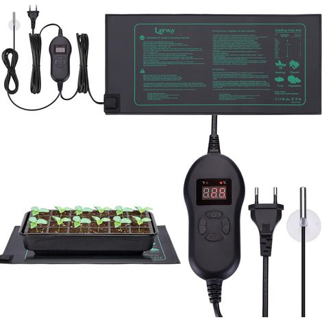 INKBIRD Heizmatte für Keimlinge und Pflanzensetzlinge – Heizmatte + Controller (1/5)