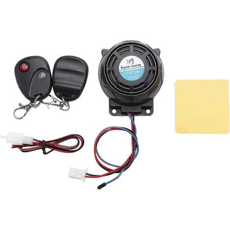 Sistema de alarma antirrobo para motocicletas con advertencia por vibración, bloqueo antirrobo, doble control remoto, edición Sen 0724 (1/5)