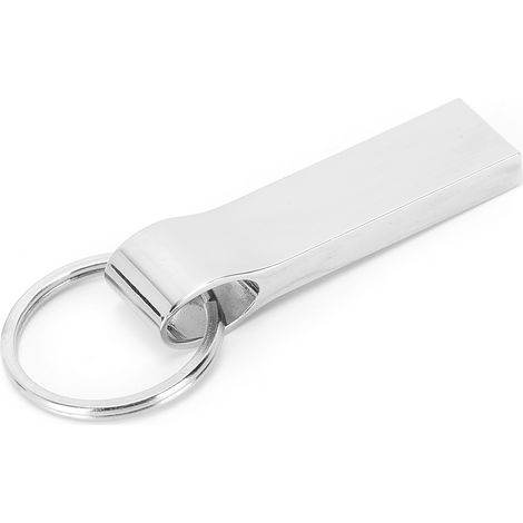 Clé USB Métallique Mini Grise 16 Go Mémoire Flash USB 2.0 pour PC et Ordinateur Portable