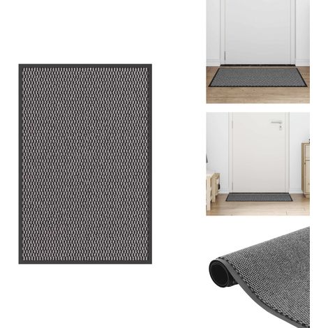 Paillasson anthracite 60x90 cm - Paillasson - Paillasson De Porte - Paillasson De Bienvenue - Paillasson De Porte Extérieur (1/5)