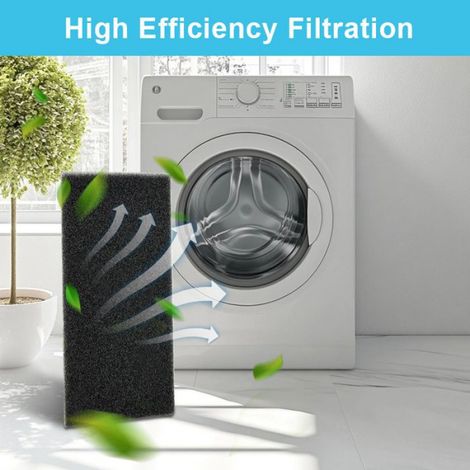 4 pack de filtre pour sèche-linge Le noir Whirlpool Bauknecht HX 481010354757 (1/5)