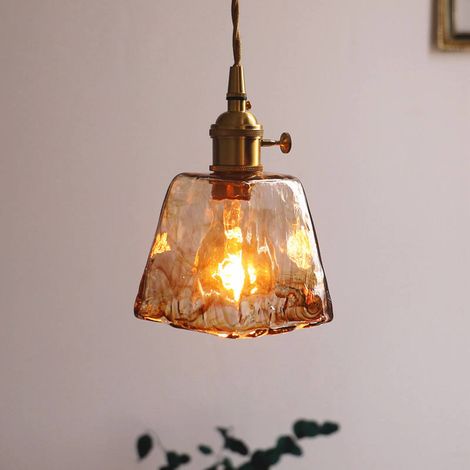 Tipo A - Stile Vintage 4W LED Luce Calda Ambra Lampada a Sospensione in Vetro E27 Illuminazione Domestica
