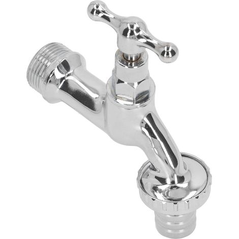 Messing-Wasserhahn, 3/4 Zoll DN20 Auslass, Außengewinde Einlass, Gartenbewässerungshahn. (1/5)