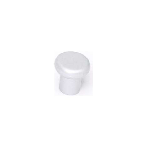 Pomolo plastica tondo argento