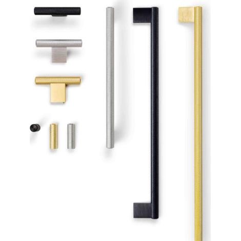 Tirador Graf mini 0430 - Negro cepillado / 1200mm