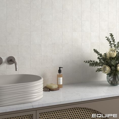 Carrelage Effet Zellige Mate Blanc STAGE White 10x10 cm (1/3)