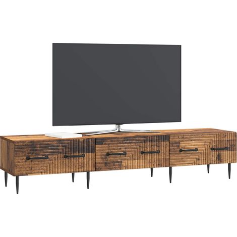 Maison Exclusive - TV-Schränk Altholz 147 x 34,5 x 30 cm Holzwerk