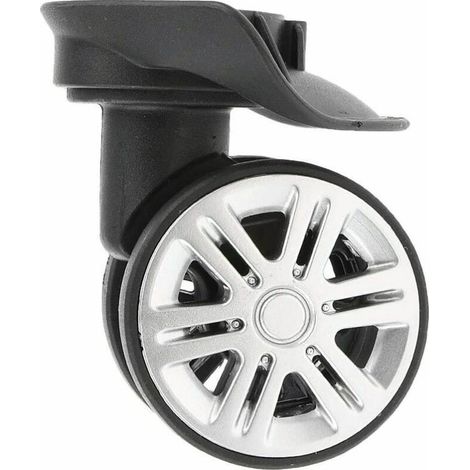 Roues de rechange à double roulement à rouleaux Roues de bagage de chariot Pièces de réparation pivotantes à 360 degrés Roues pivotantes de bagage Roues de rechange Roues accessoires Valise Trolley Pi