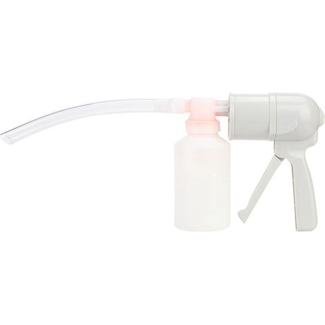Dispositif d'aspiration manuelle des sécrétions bronchiques - Appareil d'aspiration respiratoire de premiers secours pour usage domestique (1/5)