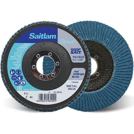 DISCO LAMELLARE ZIRC.MM.180 GR.80