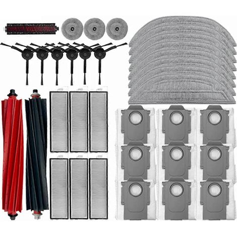Accessoires pour aspirateur robot S8 MaxV Ultra : brosses latérales principales, lingettes de nettoyage, filtres HEPA, pièces détachées (1/5)