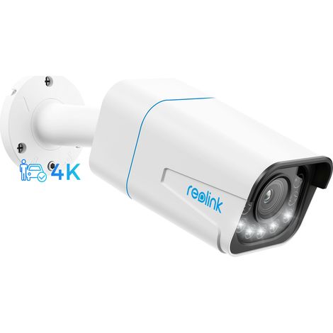 Reolink 4K Telecamera Poe Esterno con 5X Zoom Ottico, Rilevamento di Persone/Veicoli, Videosorveglianza Visione Notturna a Colori, Time-Lapse, Audio Bidirezionale, Slot per Scheda Micro SD, RLC-811A (1/5)