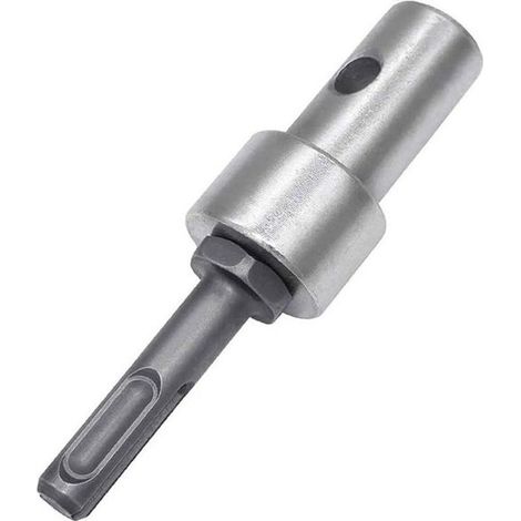 Erdbohreradapter mit 2 Schlitzen und 2 Löchern zum Bohren im Boden - Geeignet für 1/2" (OUYLAF) (1/5)