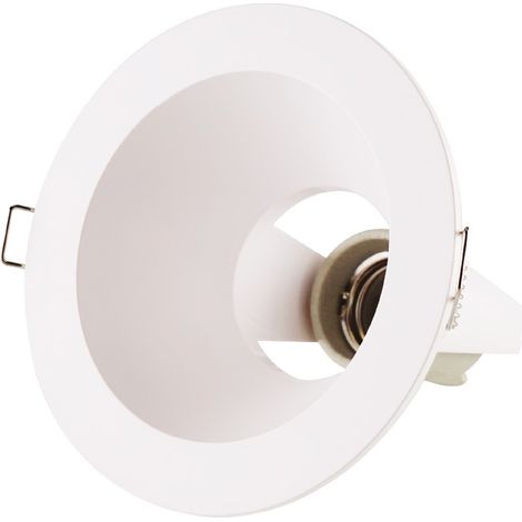 Portalámparas empotrables Ø125mm E27 blanco GSC (1/5)