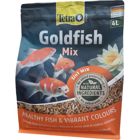 Goldfish mix 4 Litres -560 g pour poissons rouge de bassin - Tetra (1/6)
