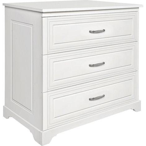 Commode 3 tiroirs Novelies Melody Blanc (1/4)