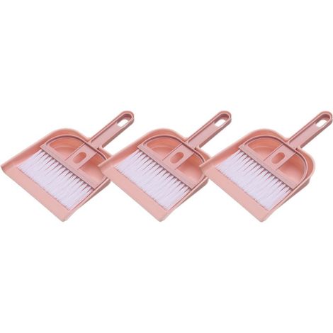 Mini brosse de nettoyage petit balai pelles à poussière ensemble balayeuse de bureau outil de nettoyage de bureau pour ordinateurs bureaux étagères et armoires.