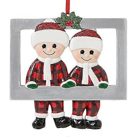 Train de Noël en bois, artisanat en bois, cadeau de Noël, décorations de fenêtre, cadeaux de Noël, bonne année, une famille de deux personnes (1/5)