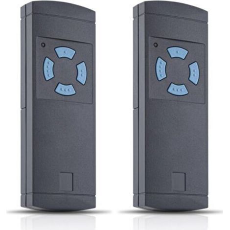 Émetteur duplicateur 868 MHz compatible avec Hormann HS4, HSM2, HS1, HS2, HSE2, HSZ1, HSZ2, HSP4, HSP4-C, HSD2-A et HSD2-C (1 pièce, lot de 2).
