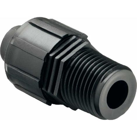 Enlace Rosca Macho a Cinta de Riego 16mm con Cierre Roscado 1/2" (1/4)