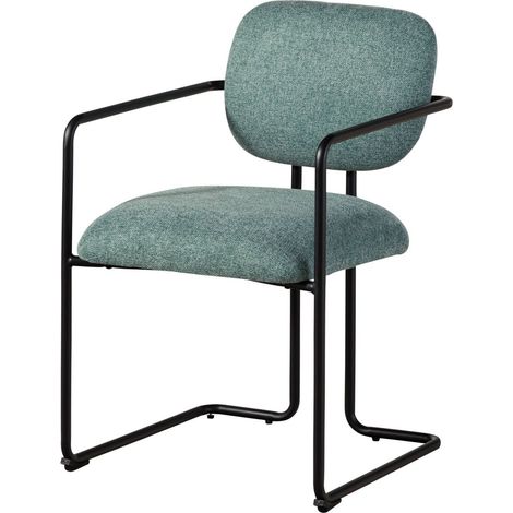 Sedia imbottita 51x58x78 turchese ELISE 303