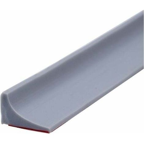 200CM Barriere De Douche Silicone,Barre De Seuil De Douche Anti Débordement Autocollant,Barrage Eau Douche,Seuil Douche Barrage D'eau,Barrière De Douche Pliable Pour Sol De Salle De Bain-gris (1/5)
