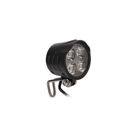 Phare LED pour vélo électrique, klaxon intégré, 4 feux, résistant aux rayures, étanche, pour trottinette électrique (1/5)