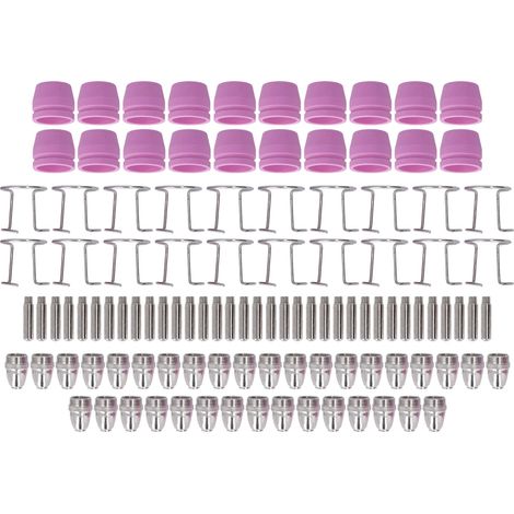 Buses céramiques, électrodes, buses conductrices et bagues en acier pour torche plasma - consommables de soudage (1/5)
