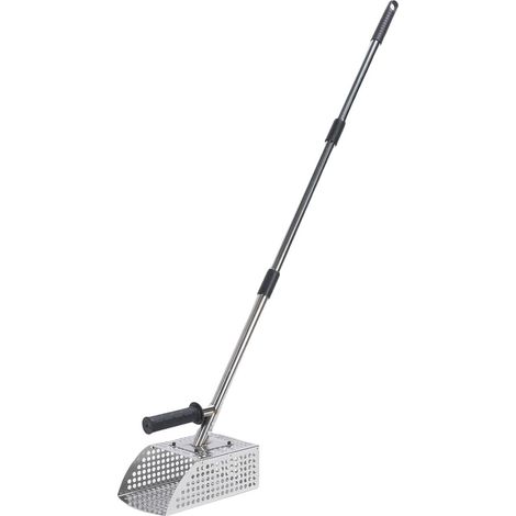 Pá Para Detector De Metais, Aço Inoxidável Para Peneirar Areia, Design Cabo 2 Em 1 Para Detecção (1/5)