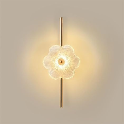 Applique murale LED de luxe moderne - Lampe d'art élégante pour salon, chambre, villa, hôtel, escalier, allée - Élégant éclairage de chevet (1/5)