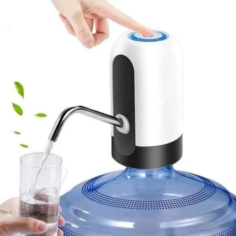 Pompe à bouteille eau distributeur eau automatique interrupteur électrique portable à charge USB pour bouteille universelle Label (1/2)