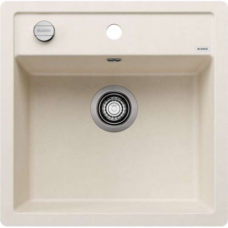 BLANCO Einbauspüle DALAGO 5-F Silgranit flächenbündig einbaubar Softweiß (1/2)