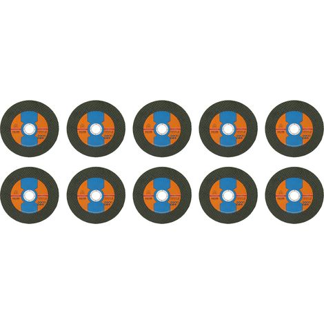 Lot de 10 disques à tronçonner ultra-fins pour métaux et acier inoxydable, compatibles avec meuleuses d'angle et scies (4-1/6 x 2/3 po). (1/5)