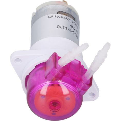 Mini-Gleichstrom-Mikrozirkulationspumpe, elektrisch, selbstansaugende Flüssigkeitsdosierpumpe, 5000 U/min, 24 V, 53 ml/min, 130 A (1/5)