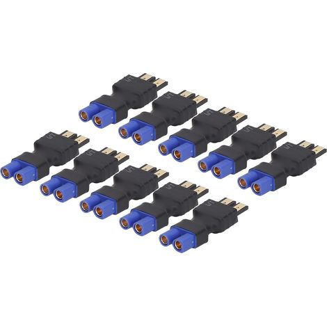 10 Stück Kompakter EC3-Batterieanschlussadapter für RC-Car-Flugzeug-Bootsmodelle, Leichtes und Robustes Design (1/5)
