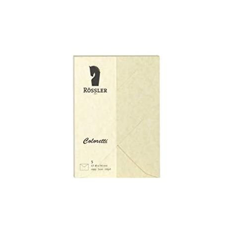 Enveloppe c7 coloretti 5 unités crème parchemin (1/3)