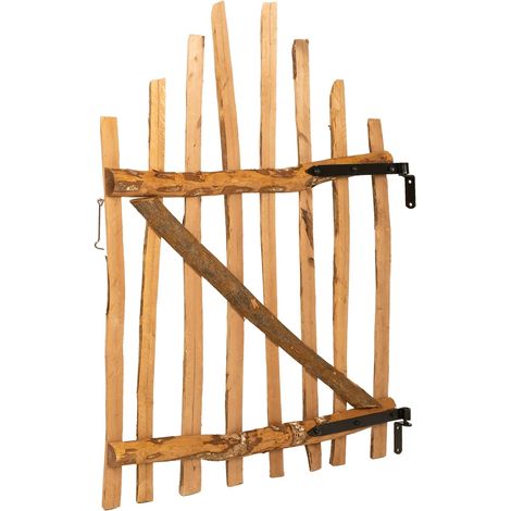 Puerta de cerca arqueada 100 x 120 cm vidaXL