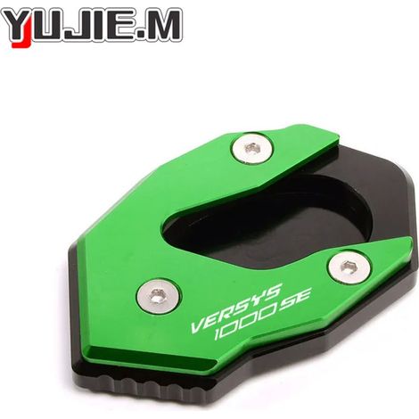 (Noir Vert) Compatible avec Kawasaki VERSYS 1000 SE Versys 1000SE 2019 2020 2021 - Extension de béquille latérale pour moto - MaxPower (1/3)