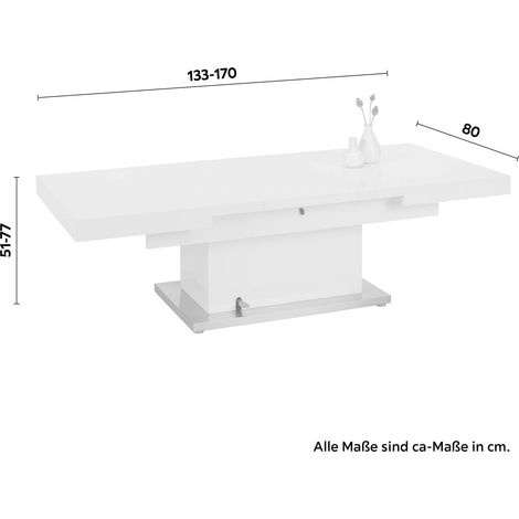 Mömax Couchtisch 2in1 Weiß (1/5)