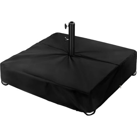 Housse de protection pour base de parasol, housse pour base de parasol carré de jardin extérieur, tissu Oxford 600D robuste avec fermeture éclair solide (1/5)