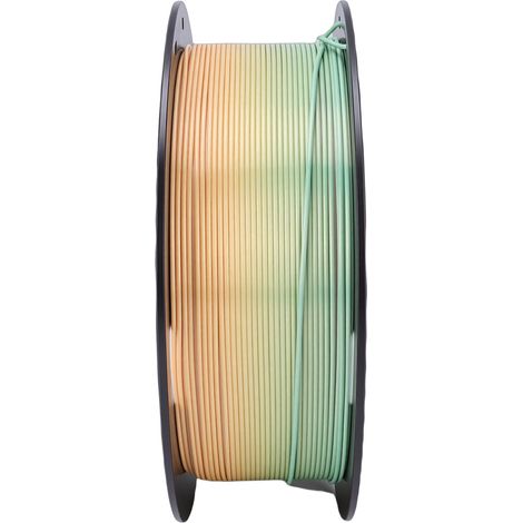 Filament PLA pour imprimante 3D Bambu Lab dégradé multicolore satiné 1.75 mm 1 kg consommable impression 3D couleur macaron soyeuse (1/5)