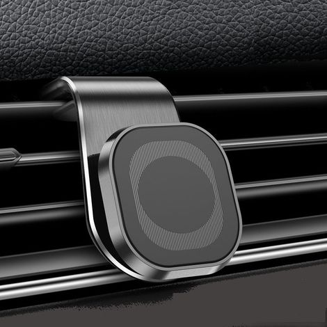 Support magnétique pour téléphone portable de voiture, support magnétique puissant de type 7L pour GPS de voiture, au design moderne. (1/5)