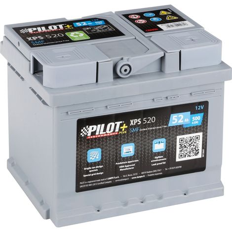 Batteria 12V - Pilot SMF - 52 Ah - 500 A - LB1
