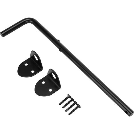 Verrou de porte à barre métallique 30 cm (1/5)