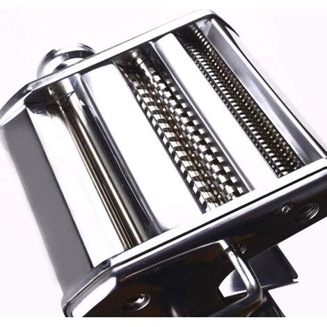 Machine à Pâtes Manuelle pour Faire des Pâtes, Spaghettis, Tagliatelles, Lasagnes 202114cm Inox (1/5)