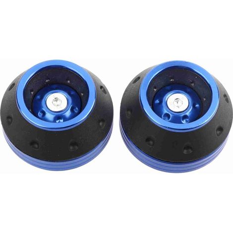 Protectores de chasis de rueda delantera de aluminio CNC para motocicleta, scooter, ciclomotor, azul -Crezuo