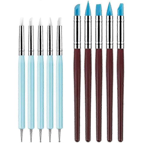 10 outils pour la sculpture et la poterie en argile souple (1/5)